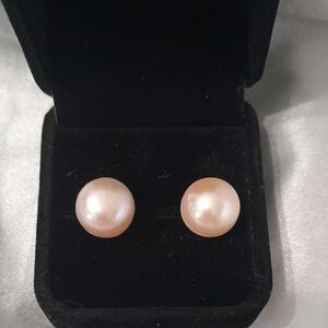 LOW START New Genuine Pearl Earrings Very Large Pearls